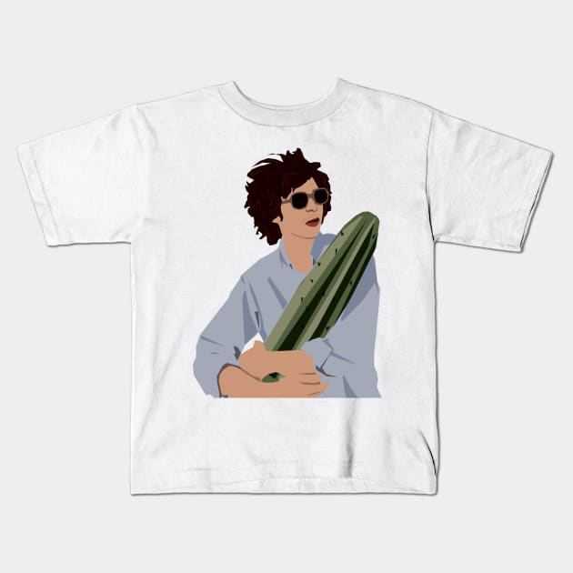 Cactus Cera Kids T-Shirt by Shittycartoons